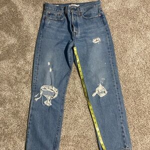 Levi's Blue Wedgie Straight Leg Women's Jeans